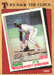 1987 Topps Baseball Cards      311     Rickey Henderson TBC